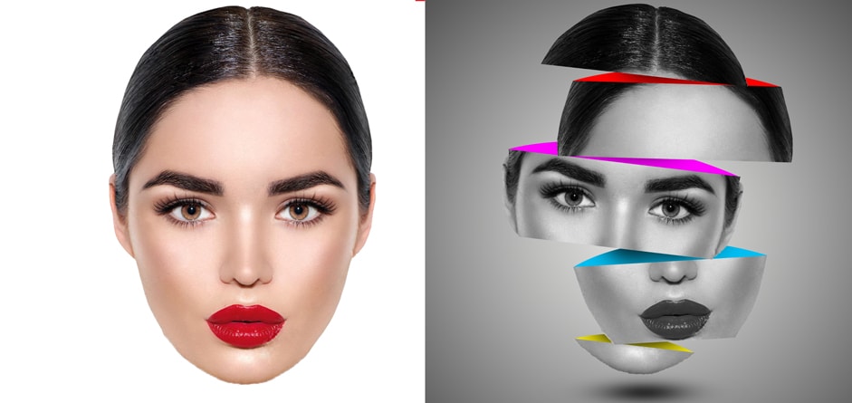 How to create sliced head - Photo Manipulation in Photoshop