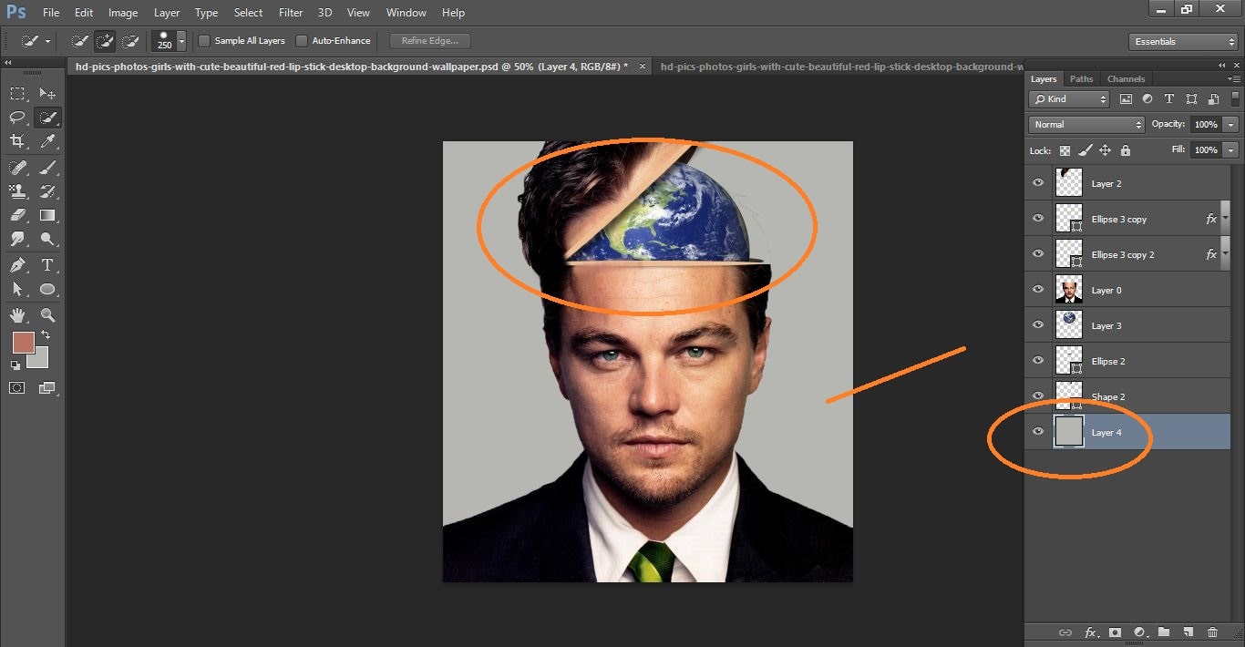 How to create Brain of the world - in Photoshop manipulation