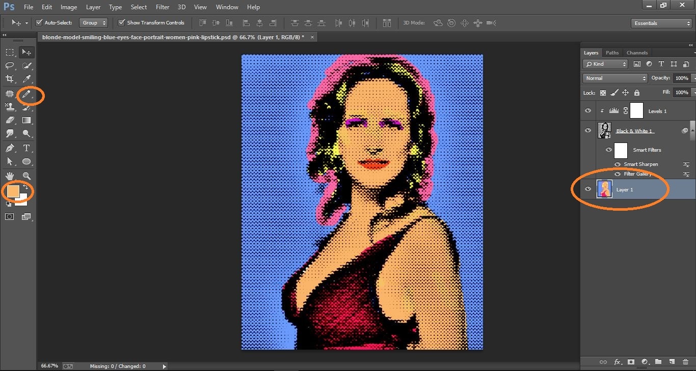 How to create a Warhol-style, Pop Art Portrait from a Photo - in Photoshop manipulation