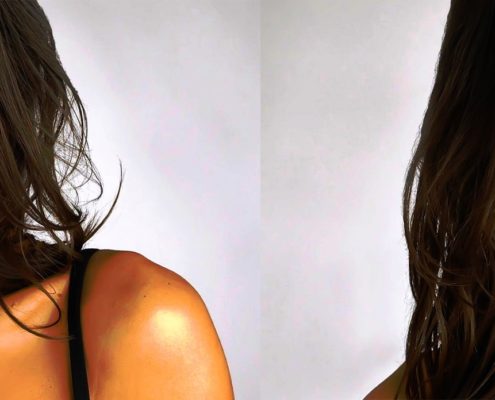 HOW TO CREATE A HALF MONSTER SKULL FACE