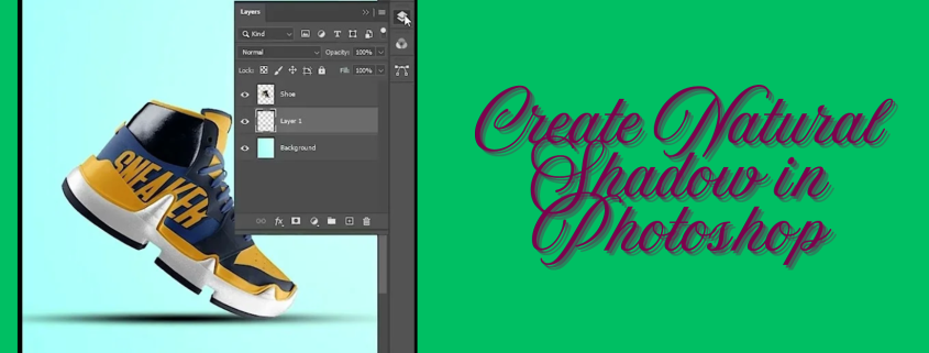 how to natural shadow in photoshop