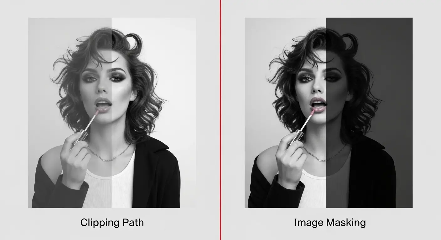 clipping path and masking