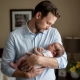 Dad and Newborn Photography